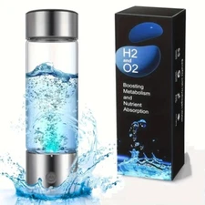 Portable Hydrogen Water Bottle Hydrogen Aqua Daily Equivalently Anti-Oxidant USA