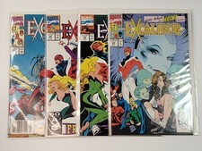 Excalibur 32 33 34 35 Marvel Comics 4 book run 1990 - 1991 est VF+ or better