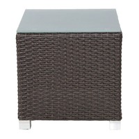 Patio Heaven Venice Patio End Table In Espresso on sale Patio Heaven Venice Patio End Table In Espresso on sale