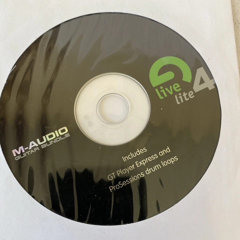 M-Audio Guitar Bundle Live Lite 4 Software CD - Image 2 of 4