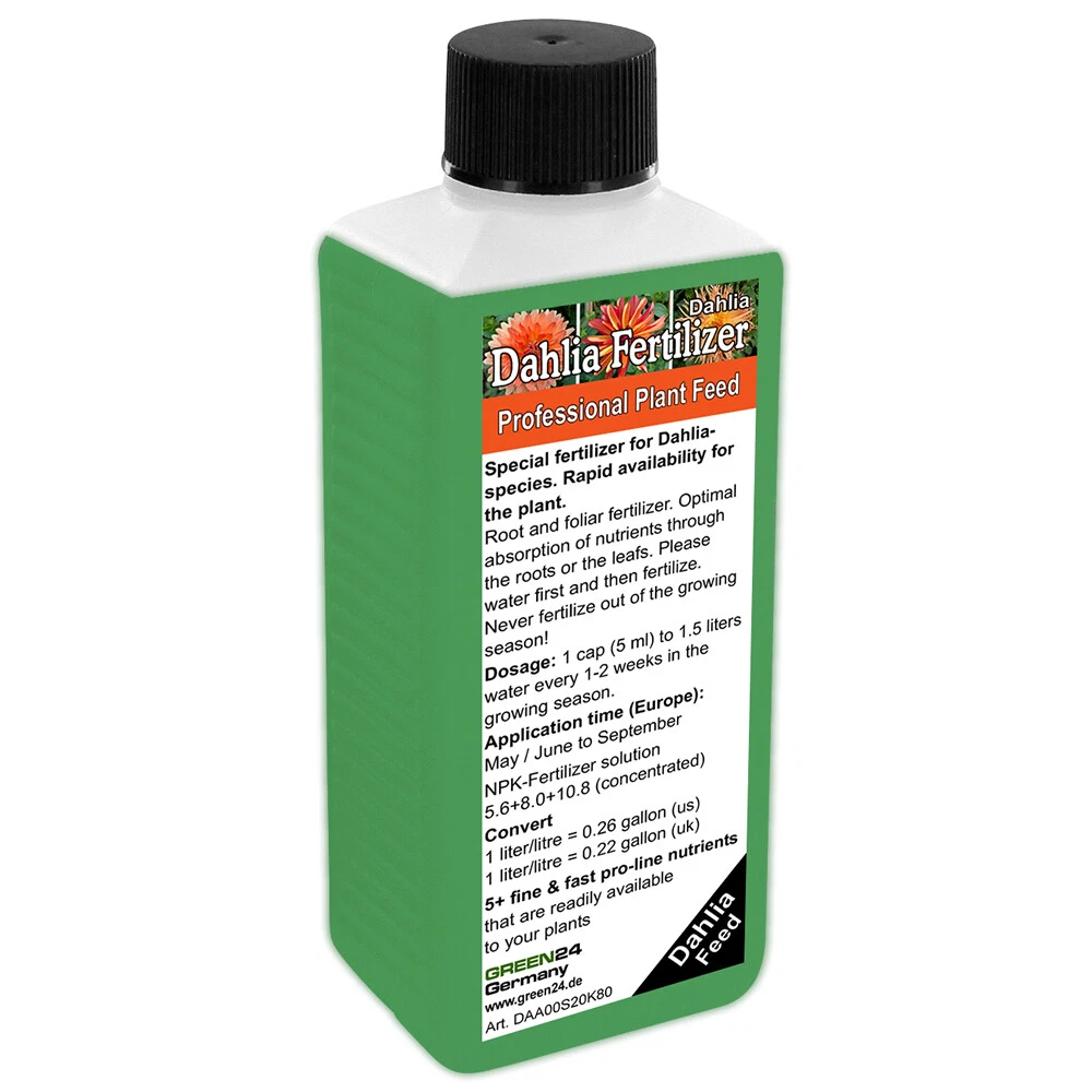 Dahlia Liquid Fertilizer NPK Root Foliar Fertilizer 250ml eBay