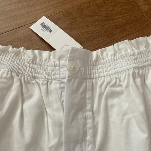 NWT JANIE and JACK Smocked Waist Lined white Shorts size 16 - Picture 3 of 6