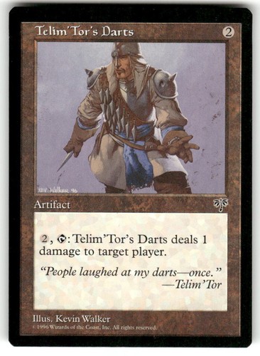 MTG - Telim'Tor's Darts - Mirage - Magic the Gathering