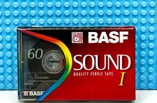 BASF  SOUND  II   60   TYPE I   1995   BLANK CASSETTE TAPE (1) (SEALED)
