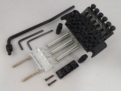 Lizenziert Floyd Rose Brücke Schwarz Mit 42mm Sattel,Tremolo Arm,Screws Federn