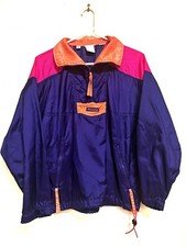 Vintage 90s Columbia Sportswear Womens M Retro Color Block Windbreaker Jacket