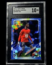 2020-21 Topps Chrome Sapphire Edition UEFA Champions League Soccer Cards Checklist & Odds 35