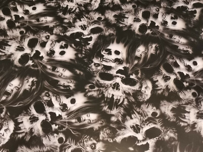 Wassertransferdruck Folie Skulls 10 - 50cm breit