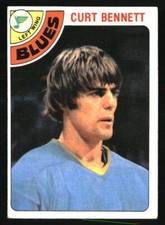 Curt Bennett 1978 Topps #31  Hockey Card