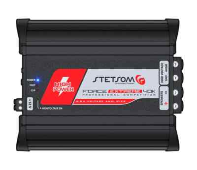 Stetsom FORCE EXTREME 40k   HIGH VOLTAGE   - Mono Car Audio Amplifier