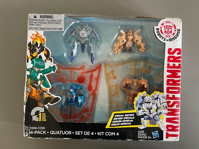Transformers RID Robots in Disguise (2016) Mini-Con 4-Pack Swelter Undertone New