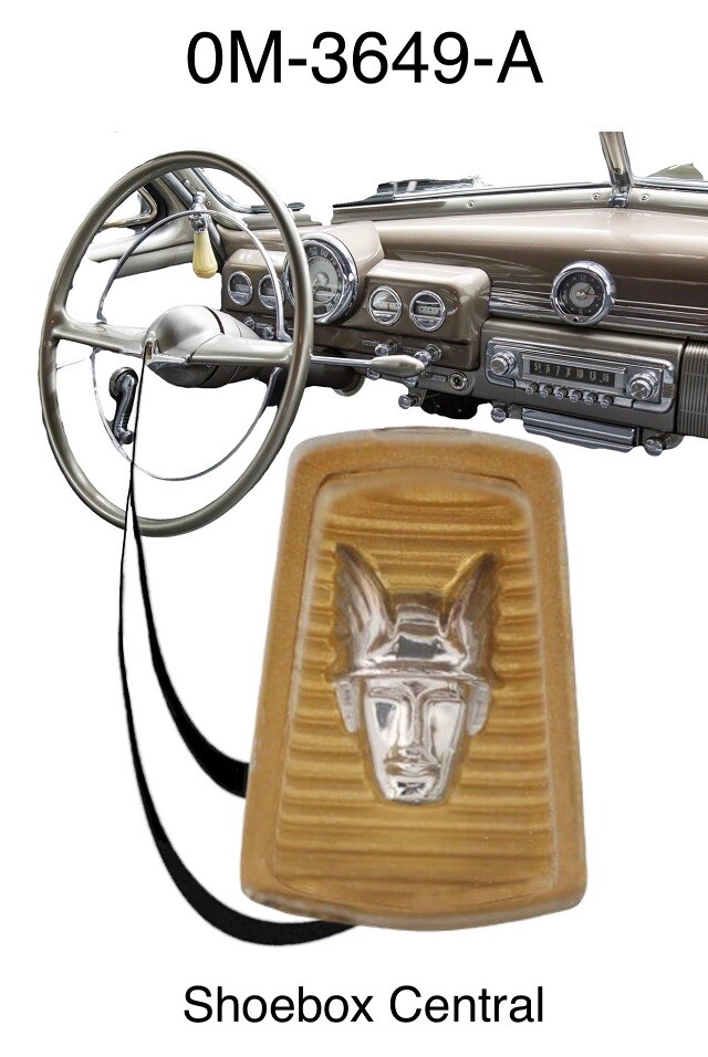 1949 1950 Mercury Horn Button Emblem | eBay