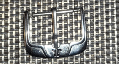 Jacques Lemans Dornschließe Edelstahl 18mm vergoldet für Lederarmbänder