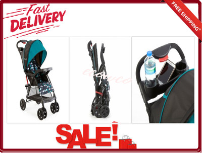 compact stroller with tray