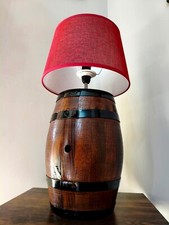 Lampada Artigianale in Botte di Castagno