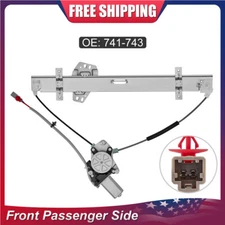 Front Right Side For 2001-2005 Honda Civic Sedan Power Window Regulator w/ Motor