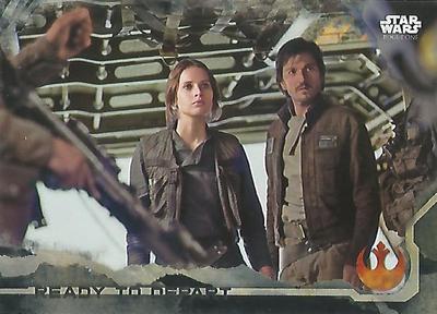 Star Wars Rogue One Serie 1: #24 ''Ready to Depart'' Black Parallel Base Card