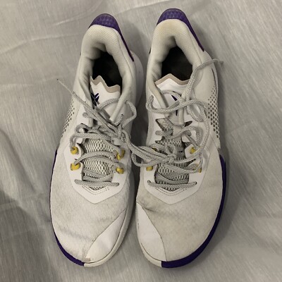 2020 Nike Kobe Bryant Mamba Fury Lakers White Purple Home Sz 9
