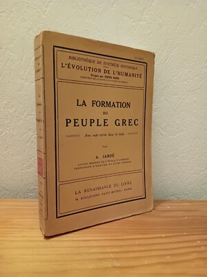 Die Bildung des griechischen Volkes - A. JARDÉ - Die Renaissance des Buches - 1923