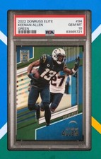 2022 Panini Donruss Elite - Green #94 Keenan Allen GEM MINT PSA 10 - POP 1