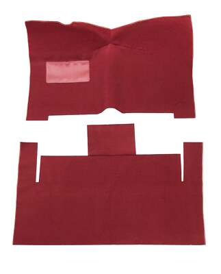 Dodge Coronet Front and Rear Carpet Kit 1957-1959 2 Door Hardtop Black Grey Tan