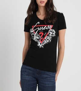 t shirt guess rose