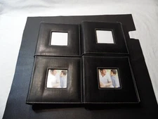 Best Occasions Photo Albums 4"x6"  Stitched Black Leatherette