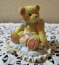 Enesco Cherished Teddies Little Bundle Of Joy Bear Blue 1994 P. Hillman