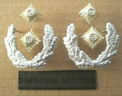 Rangabzeichen AUFLAGEN Oberstleutnant 2x Eichenlaub 4x Sterne Dienstgradabz. 