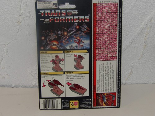 TRANSFORMERS G1 BRAWN MINIBOT WITH CARDBACK OT ORIGINAL - Picture 4 of 4