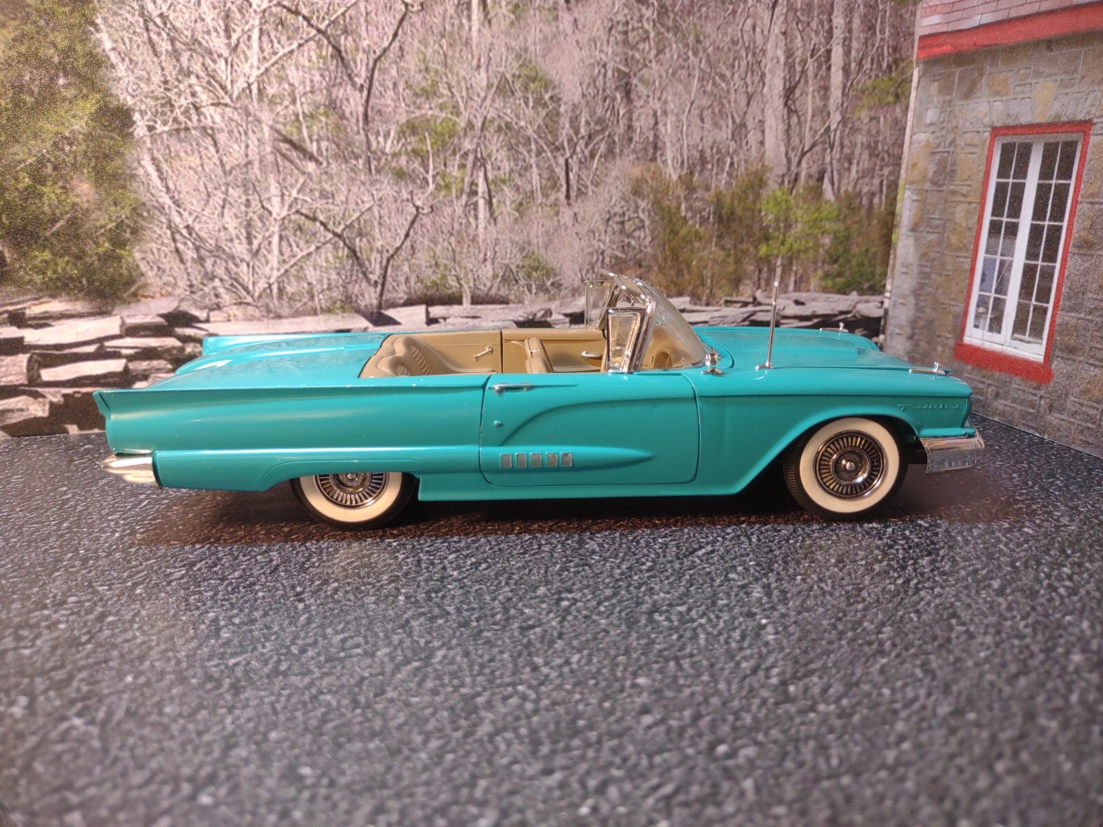 1958 Ford Thunderbird Convertible Pro Built Model eBay