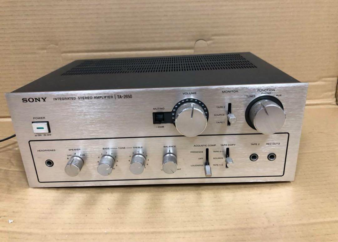 SONY　TA-2650 SONY TA-2650 | Stereo Integrated Amplifier Manual Pre-Owned