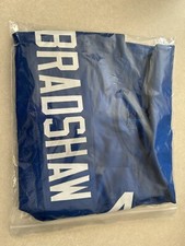 Ahmad Bradshaw Autographed New York Custom Blue Football Jersey - BAS