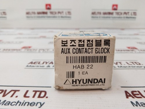 Hyundai HAB22 Auxiliary Contact Block 16A 750V - Picture 10 of 11