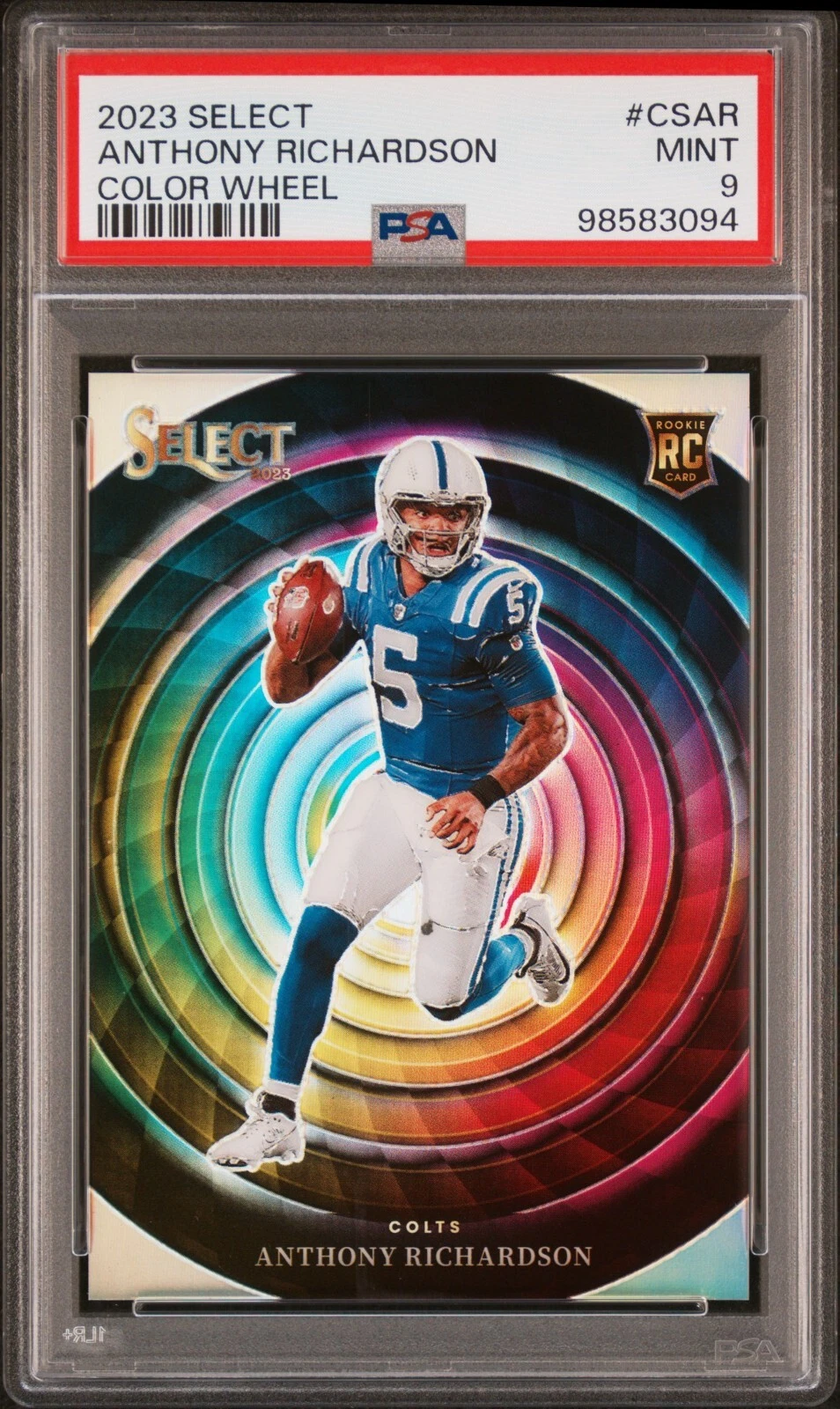 Anthony Richardson Panini Select Color Wheel #CSAR Base