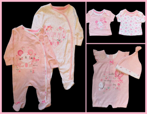 baby girl babygrow sets