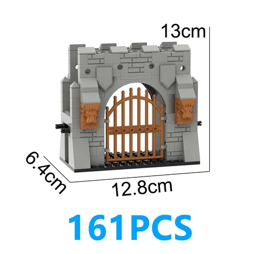 Ritter Waffenblöcke Zubehör für Minifiguren Burg MOC Bricks Wall 98283 - Bild 9 von 83