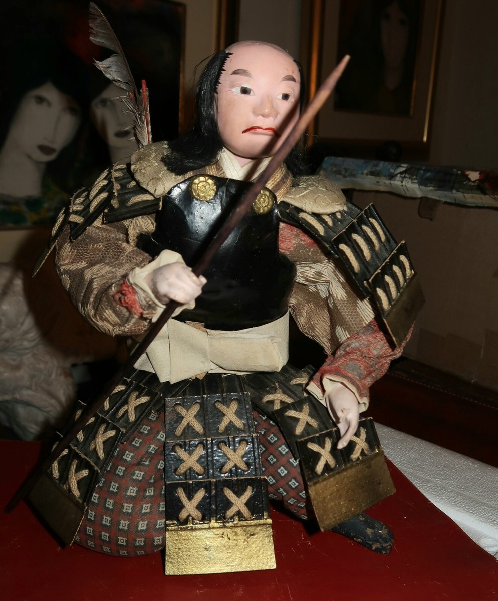 Samuraidoll 鬼羅右衛門　GID 蓄光 Japanese Musha-ningyo Samurai Doll, Edo Period - Zentner
