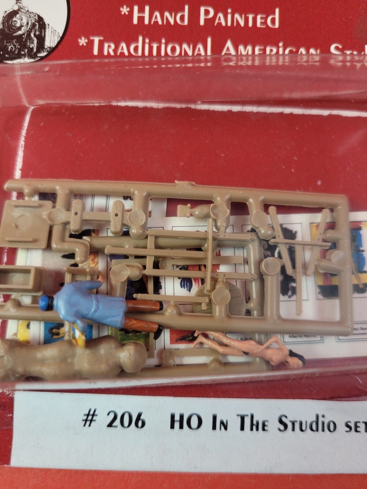 HO Scale Artist and Nude Model "In the Studio" Kit NEW Branchline