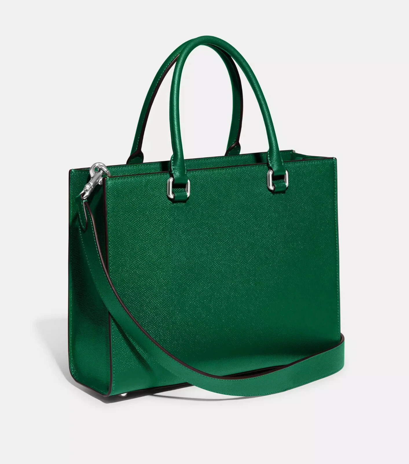 Coach Tote With Signature Canvas - Green ( Origin $495 ) image 3