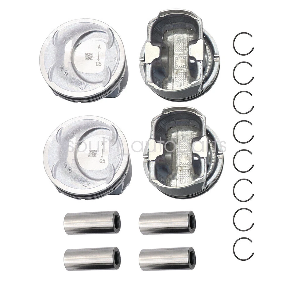 Main Rod Bearing & Piston & Rings For 2010-2016 Hyundai Sonata Kia Optima 2.4L Foto 2 de 4