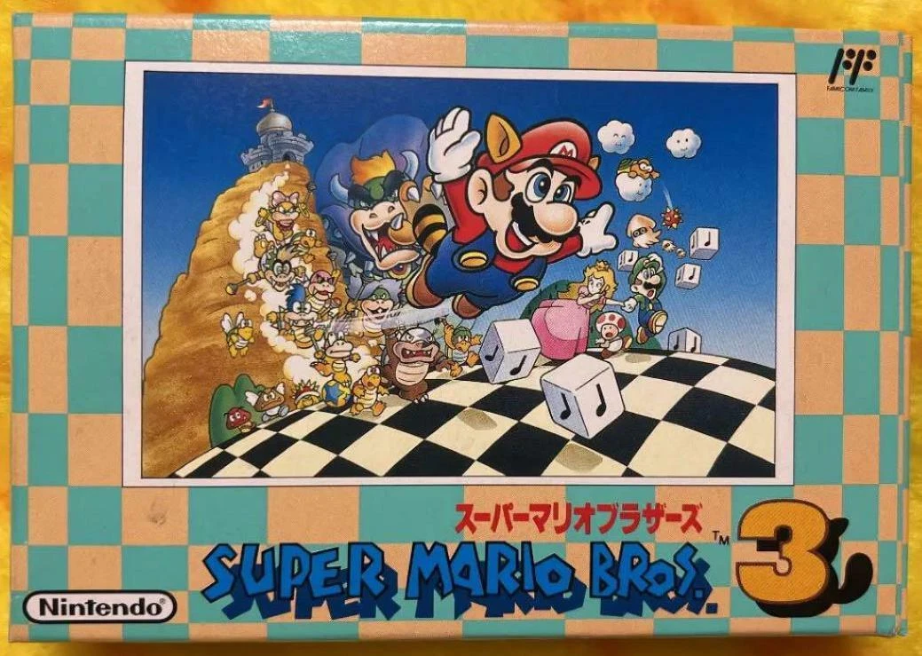 Jogo Super Mario Bros 3 Original Famicom Nintendinho - Japan