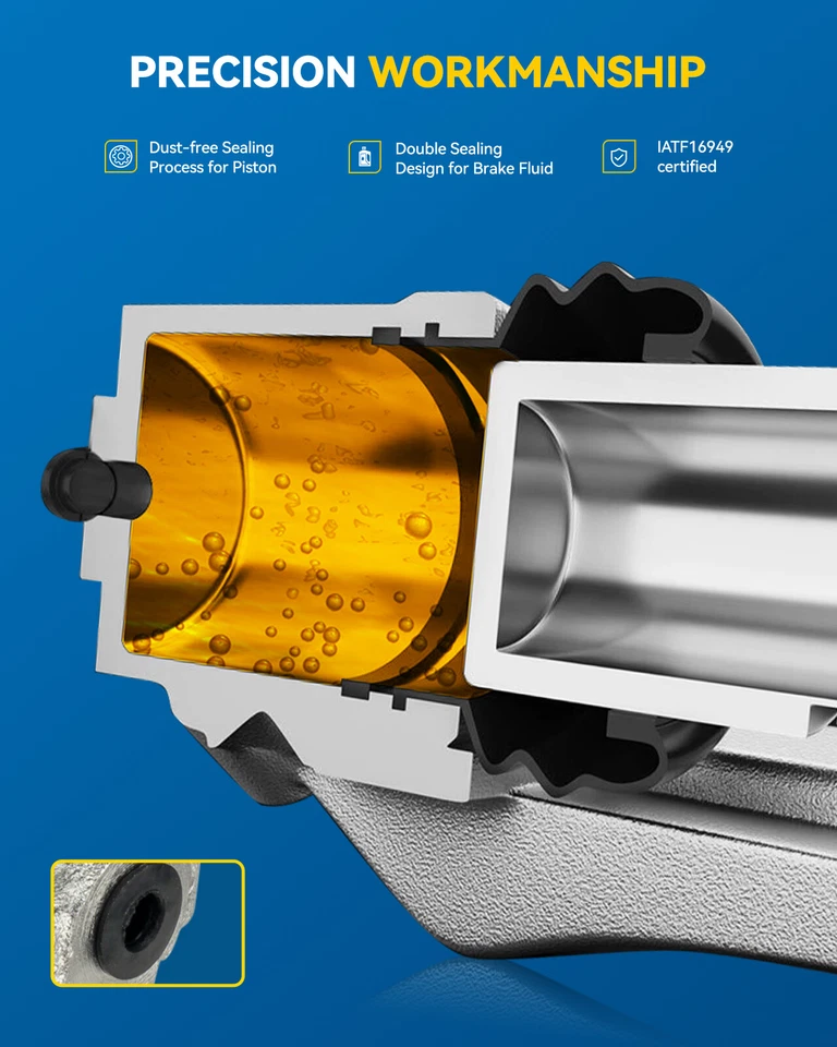 1x Pinza de freno de disco trasera derecha para Nissan Armada Titan 05-15 Infiniti QX56 04-10 Foto 4 de 4