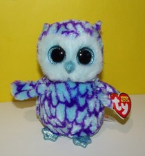 Ty Beanie Boos - OSCAR the Blue Owl (6 Inch)  Plush Stuffed Animal with Tags