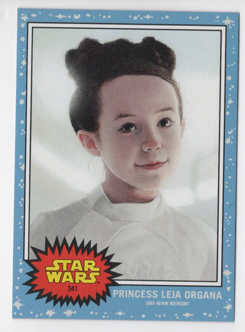 Princess Leia Organa 2022 Topps Star Wars Living Set Card Kenobi #341