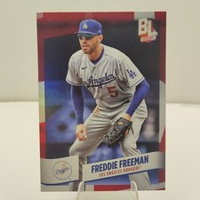 2024 Topps Big League FREDDIE FREEMAN Super RARE SP Red Foil 284 Dodgers NM 🔥
