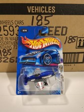 Hot Wheels 2004 First Editions Madd Propz Airplane Blue Diecast 1/64 Scale #076
