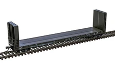 Atlas 20007088 HO Scale Algoma Central 51' 6" Bulkhead Flat Car 2412