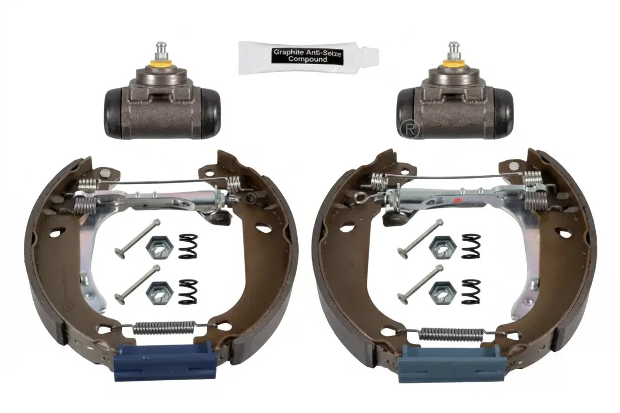 Ganasce freno Assale posteriore premontato 37500 FEBI BILSTEIN per PEUGEOT 206+ - Immagine 6