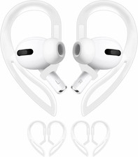 2 Pairs Ear Hooks Compatible with Airpods 3, 2, 1 and Pro - 360 Rotation, Adjust